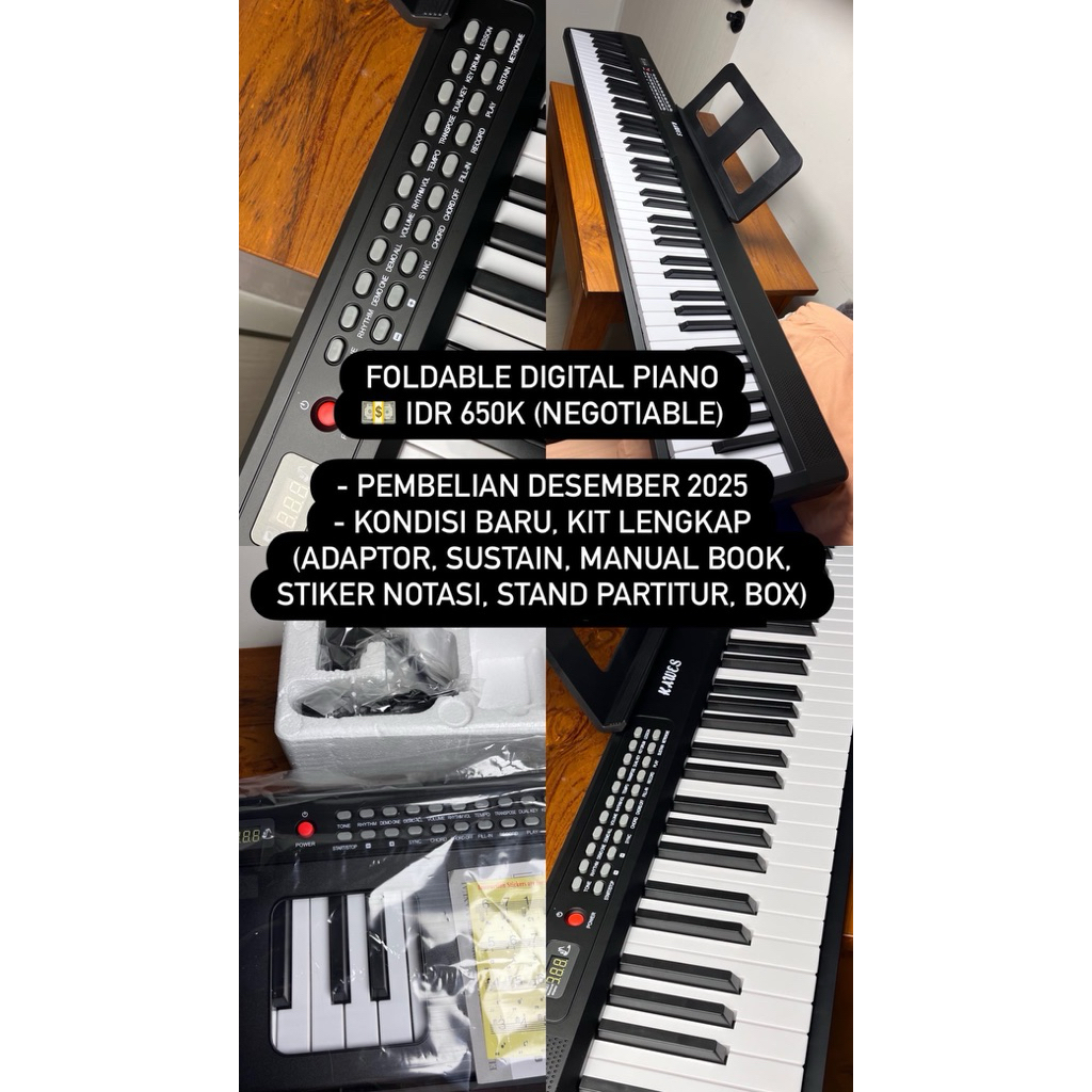 Kawes Digital Piano 88 Tuts (Preloved)