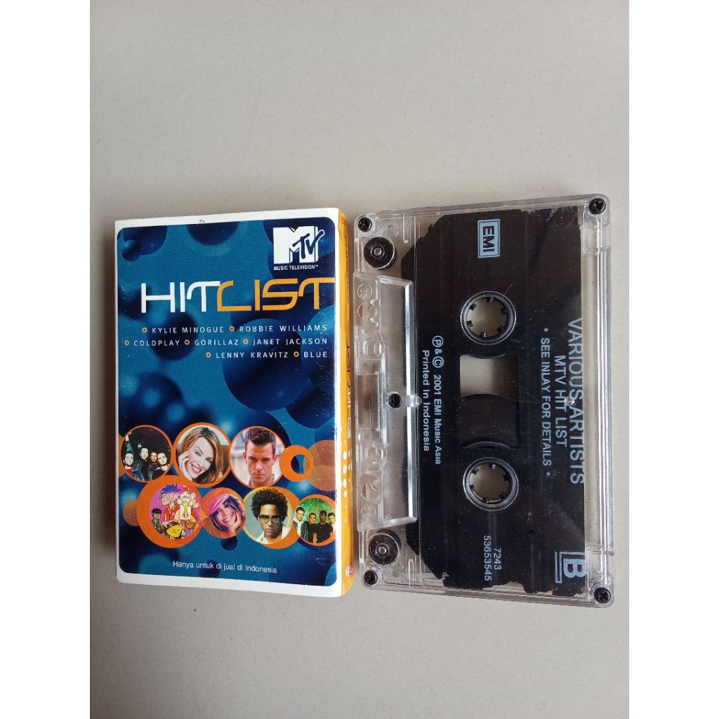 kaset pita mtv hitlist