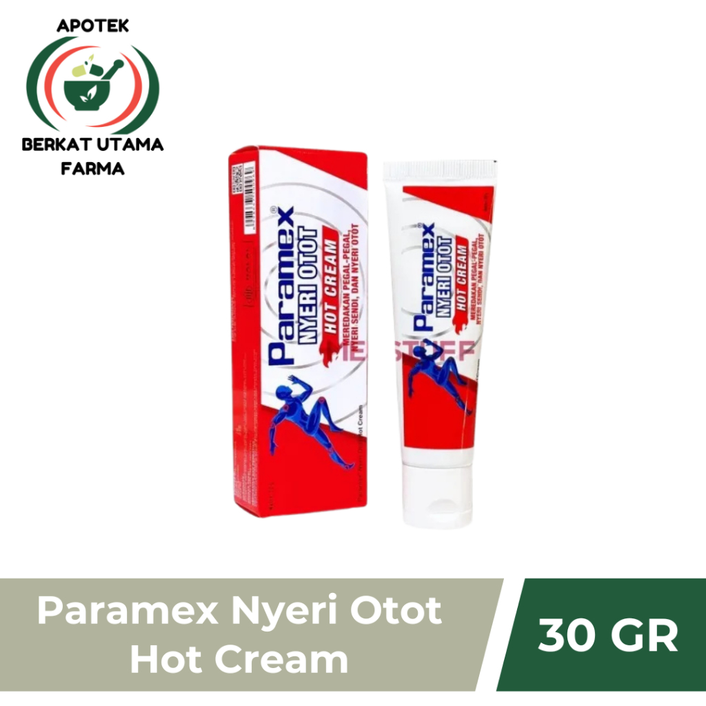 Paramex Nyeri Otot Hot Cream, CREAM PEREDA NYERI OTOT