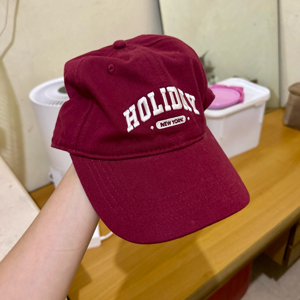 Topi Miniso Holiday Baseball Cap Miniso Topi Bisbol Topi Baseball Pelindung Dari Terik Matahari