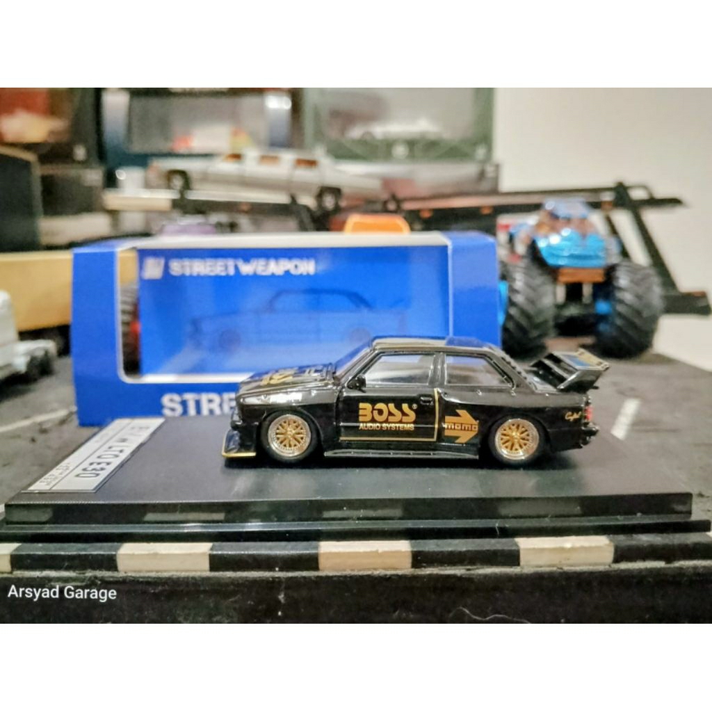 Diecast Street Weapon BMW LTO E30 Black Minus QC