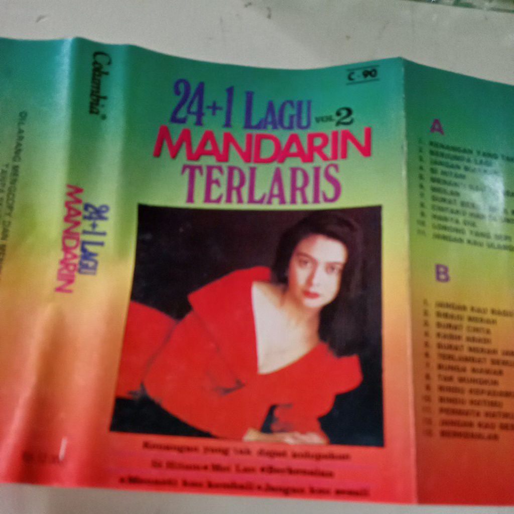 kaset pita lagu Mandarin terlaris M37