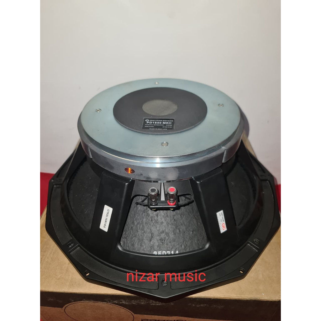 Komponen speaker Precision Devices PD1850 mkII / PD1850 MKII 18 inch