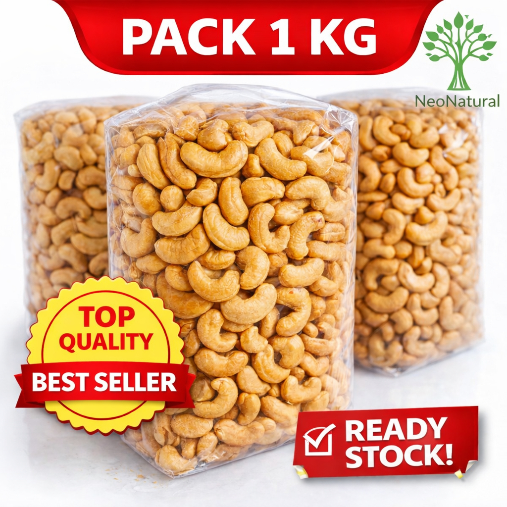 Kacang Mete 1kg/ Mede Mente Matang Goreng 1kg