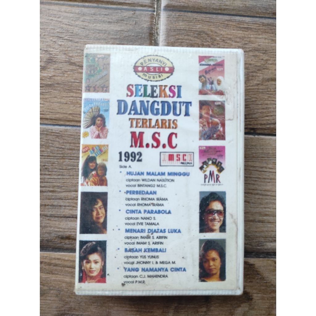kaset pita seleksi dangdut terlatis MSC 1992