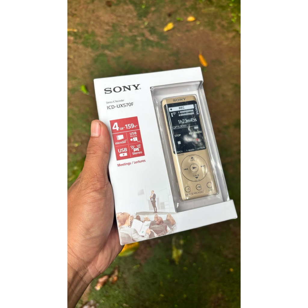 sony icd ux570f recorder audio