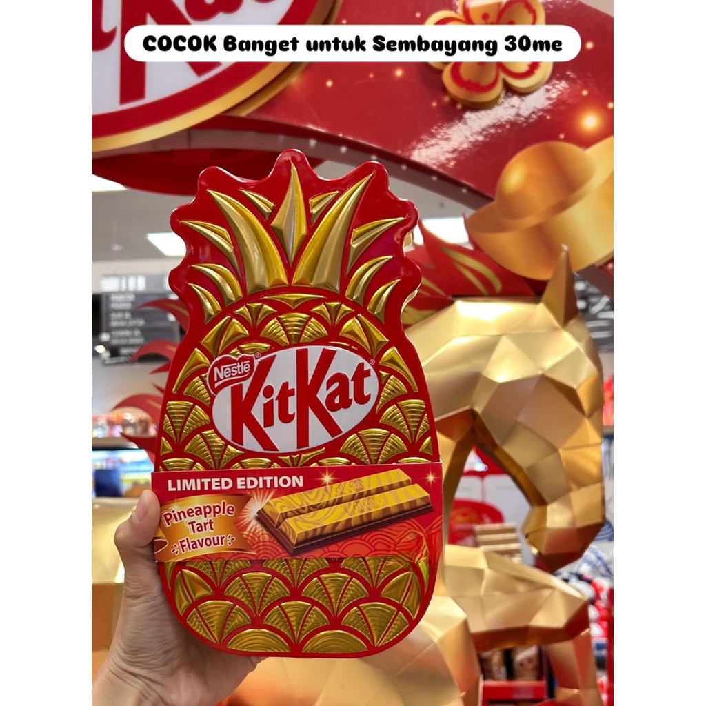 KITKAT HORSE HAMPER GOLDEN PINEAPPLE MALAYSIA IMLEK LIMITED EDITION
