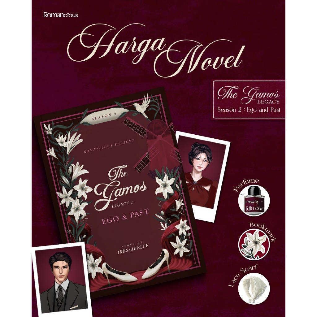 [ FREE NOTEBOOK ] Buku Novel The Gamos Legacy 2 : Ego & Past - Iressabelle - Romancious (28 Jan)