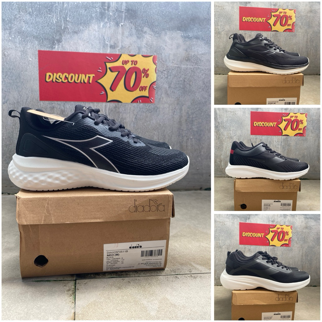 Diadora Mens Running  Original - Black