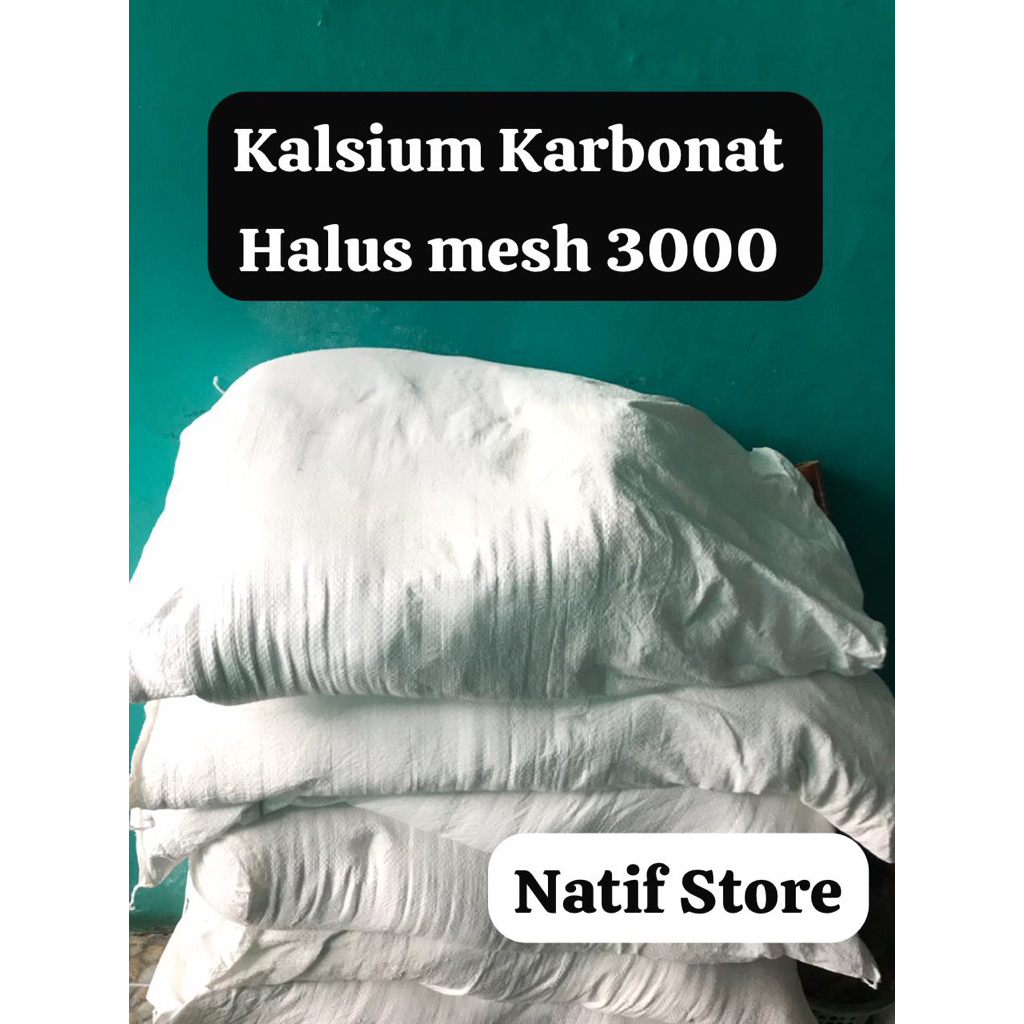 Kalsium Karbonat Mesh 1500/2000/3000 - cocok untuk cat