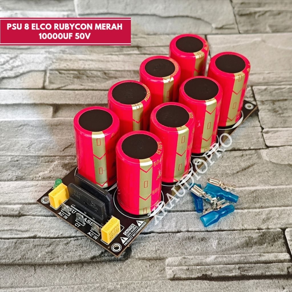 PSU elco Rubycon merah 10000uf 50v