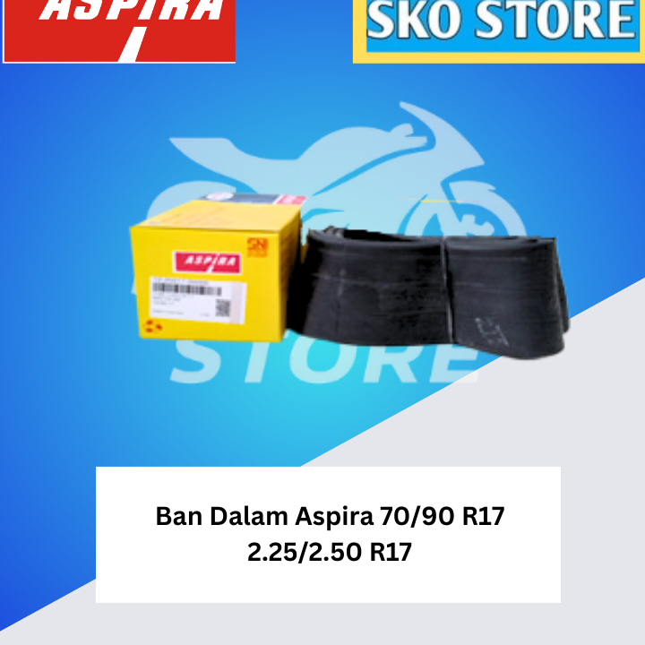 Ban Dalam Aspira 70/90 R17 2.25/2.50 R17 Original Murah