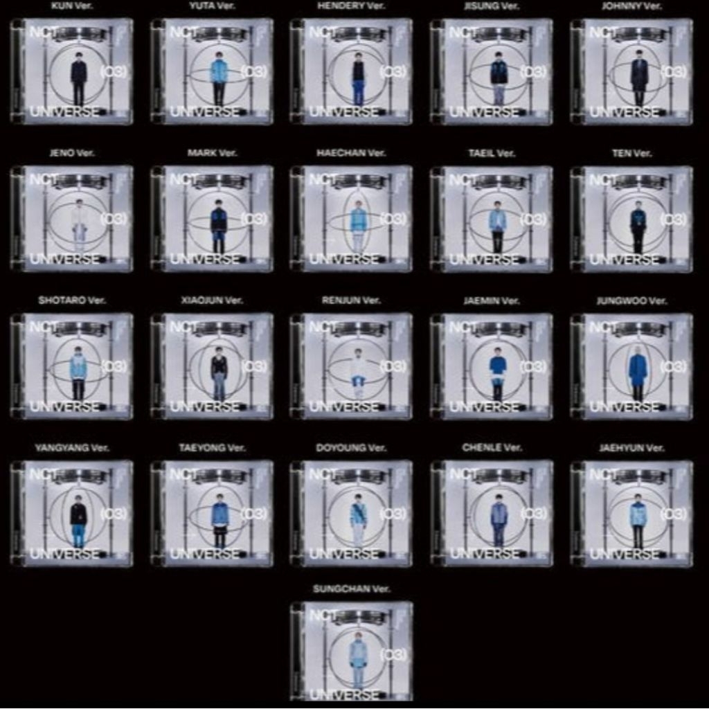 nct universe jewel sealed 1st press case album hendery mark haechan yangyang xiaojun photocard poca 