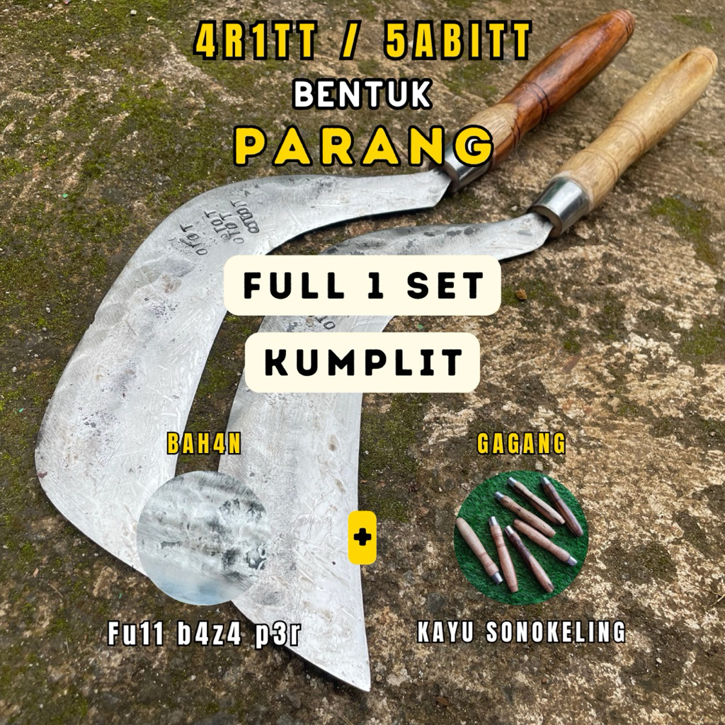 Perkakas Priangan | Arit Rumput Super Tajam Original / Sabit Kecil Buat Ngarit