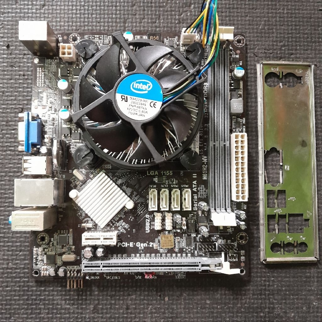 Motherboard H61 LGA 1155 Processor i3 Fan Merk Random ECS Wearnest MSI DLL