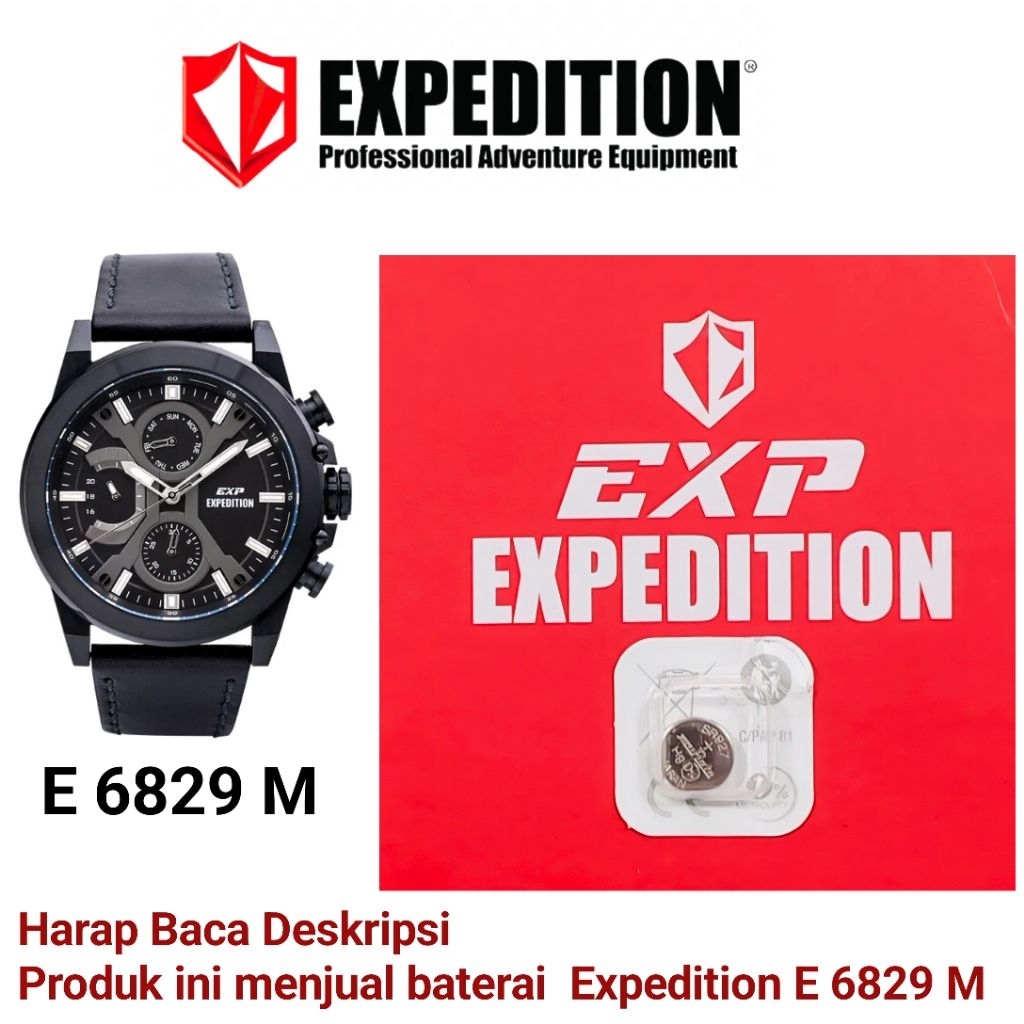 Baterai Jam Tangan Expedition E 6829 M