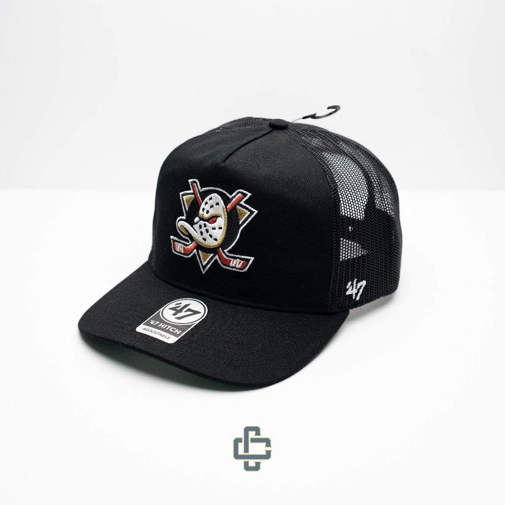 TOPI 47 BRAND TRUCKER SNAP ORIGINAL ANAHEIM DUCKS BLACK