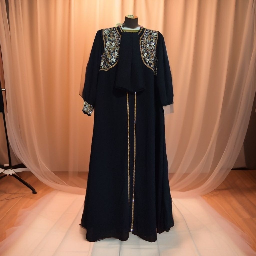 New Abaya bordir set hijab