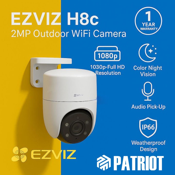EZVIZ H8C 2MP CCTV Wifi Outoor