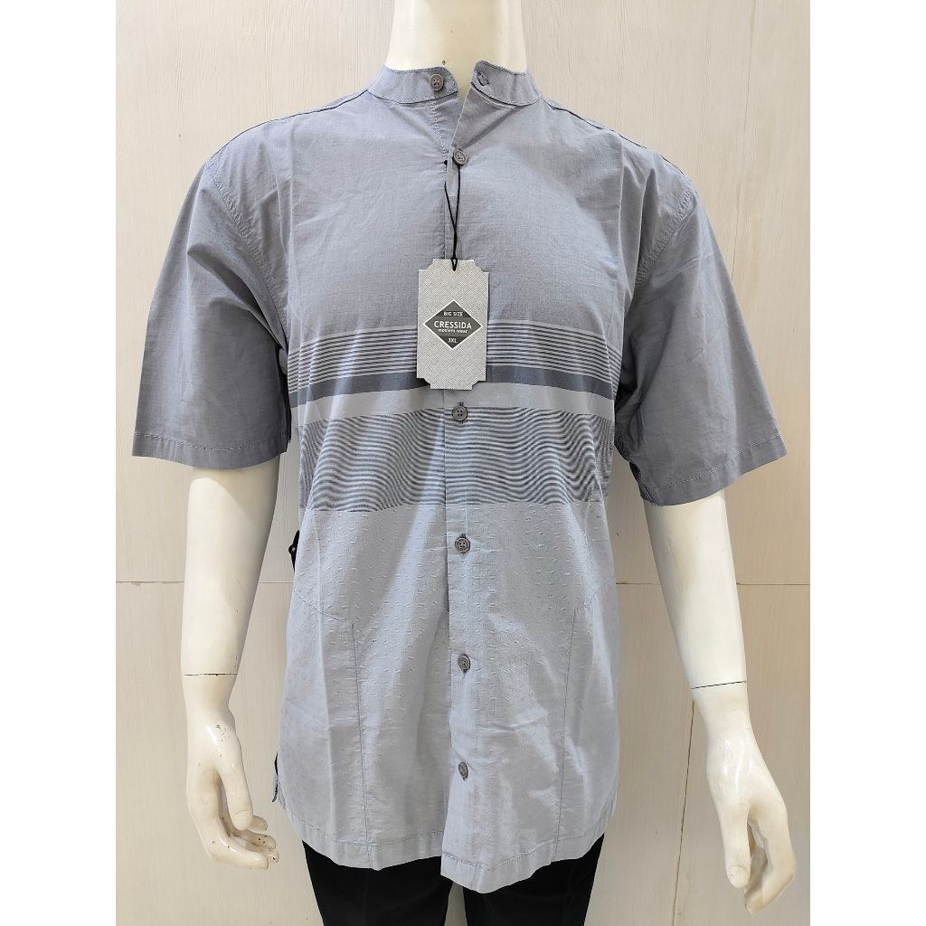 CRESSIDA KEMEJA KOKO / BAJU MUSLIM PRIA LENGAN PENDEK BIG SIZE (XXL-XXXXL)