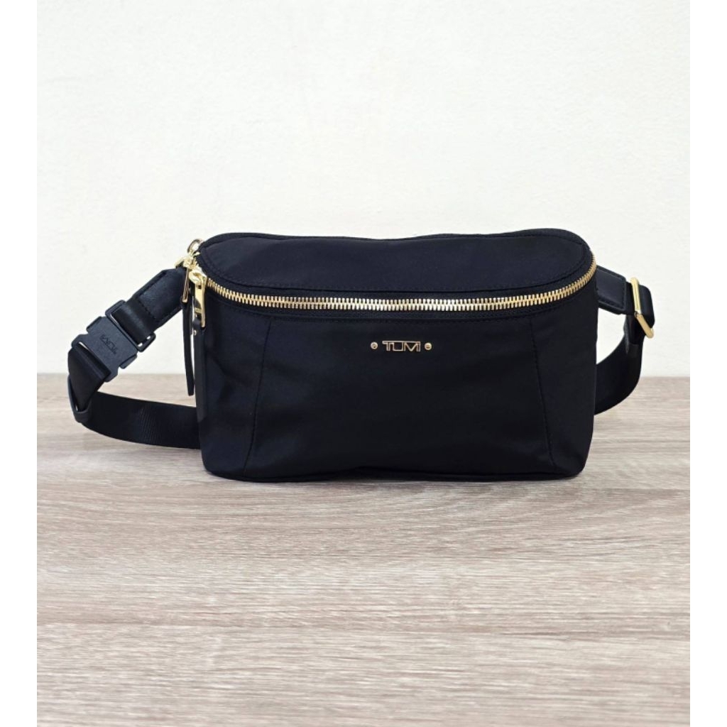 TUMI Arden Crossbody Sling Black Bag