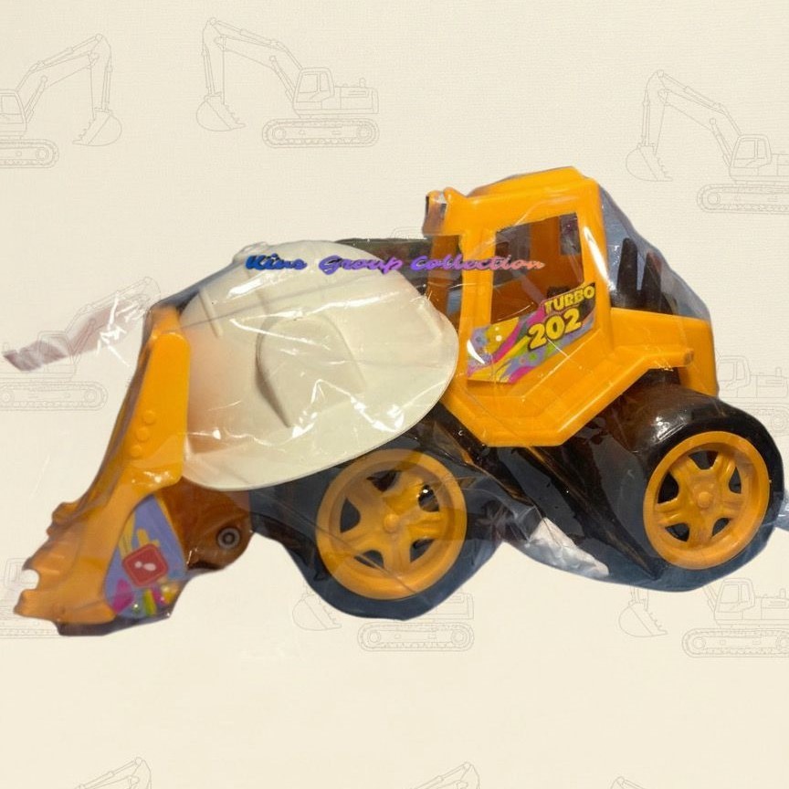Mainan Anak Laki Laki Truck Series Konstruksi Beko Molen + Helem