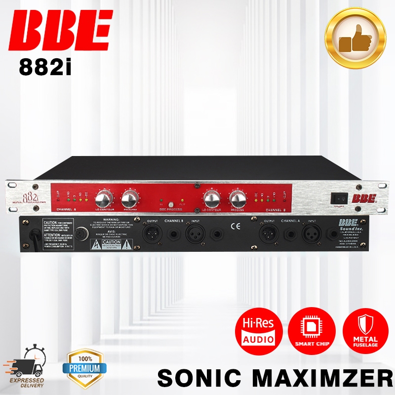 BBE 882I Motivator Speech Beauty Profesional, Prosesor Gain Mikrofon Panggung Audio Efektor Front