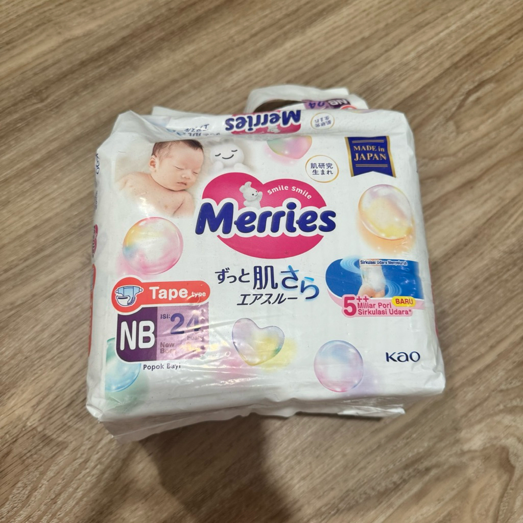 [PL] Merries Popok Newborn Tape Pants