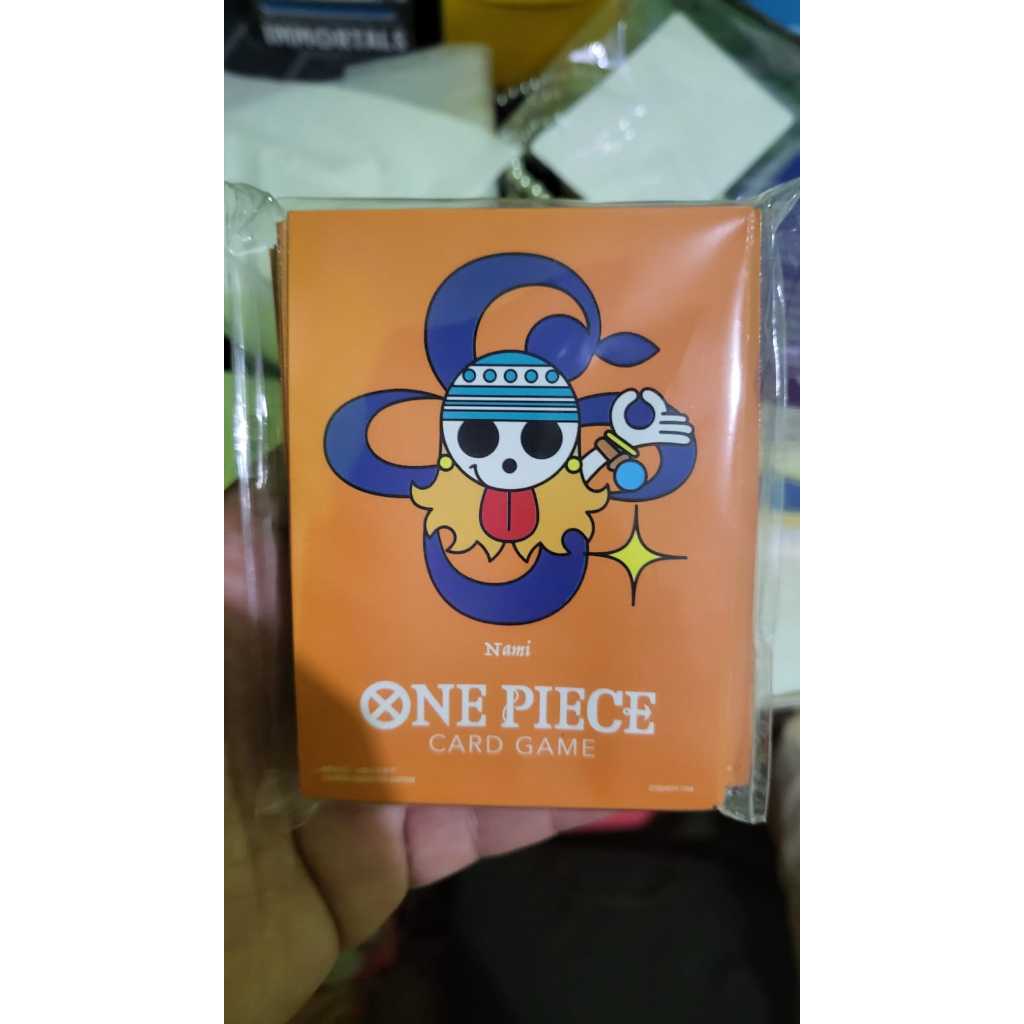 Official Sleeve Bandai Limited edition, Sleeve Nami Flag @ 60 pcs