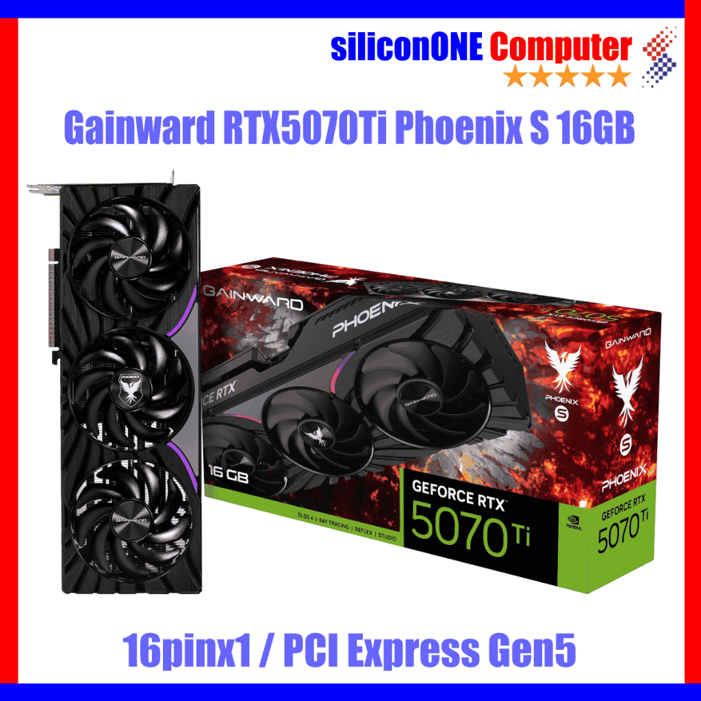 Gainward RTX 5070 Ti Phoenix-S 16GB GDDR7 RTX5070Ti 5070Ti