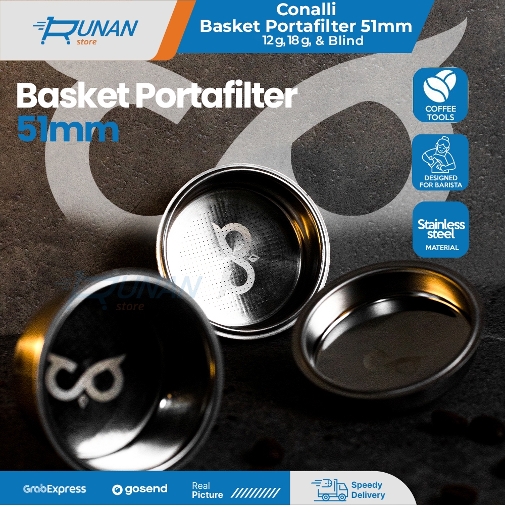 Non Pressurized Filter Basket 51mm 51 mm Breville Delonghi Krups Rok - Blind Basket Backflush Porta 