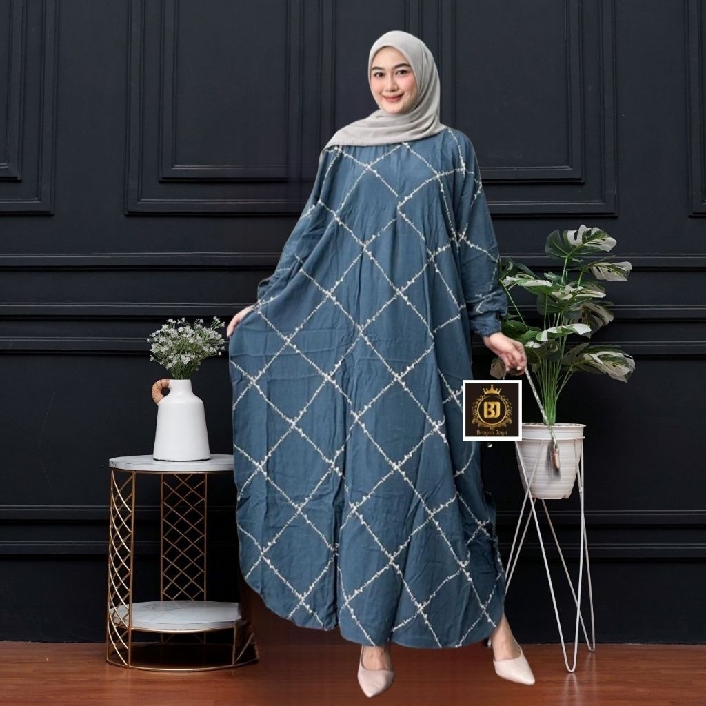 SETELAN WAKA-WAKA JUMBO DASTER ARAB MOTIF DAUN TIBAN BEST SELLER