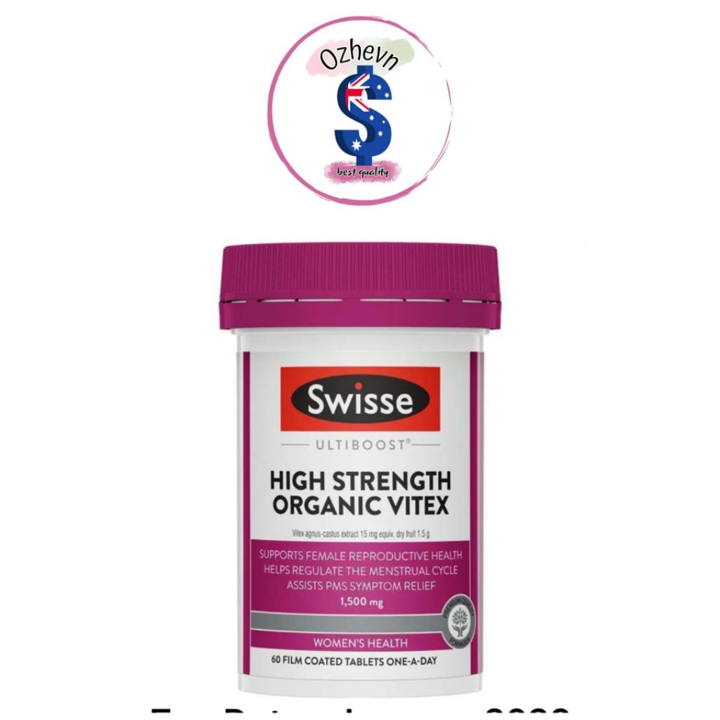 Swisse Organic Vitex 1500mg 60 Tablets