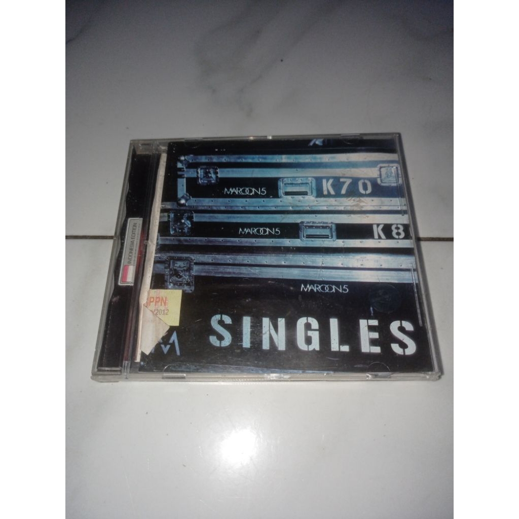 kaset CD original maroon5 singles