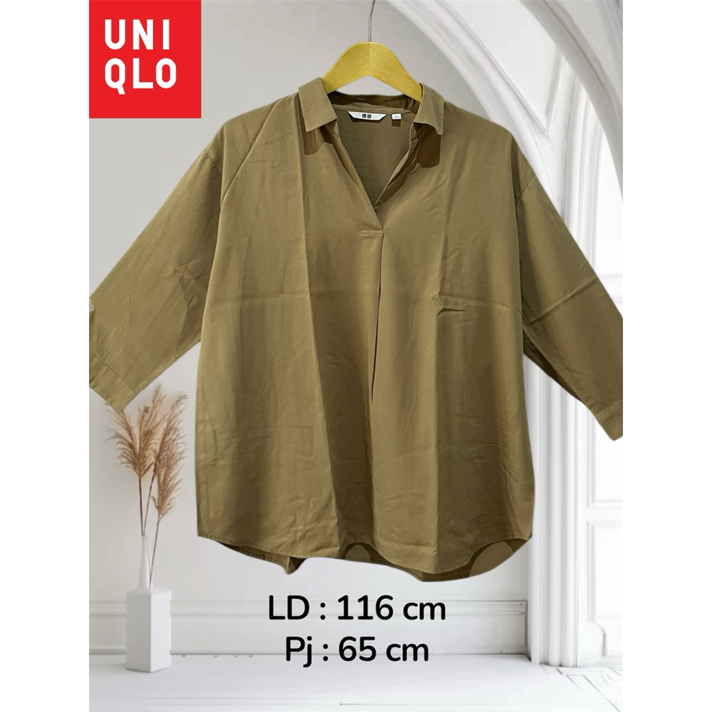 blouse uniqlo rayon