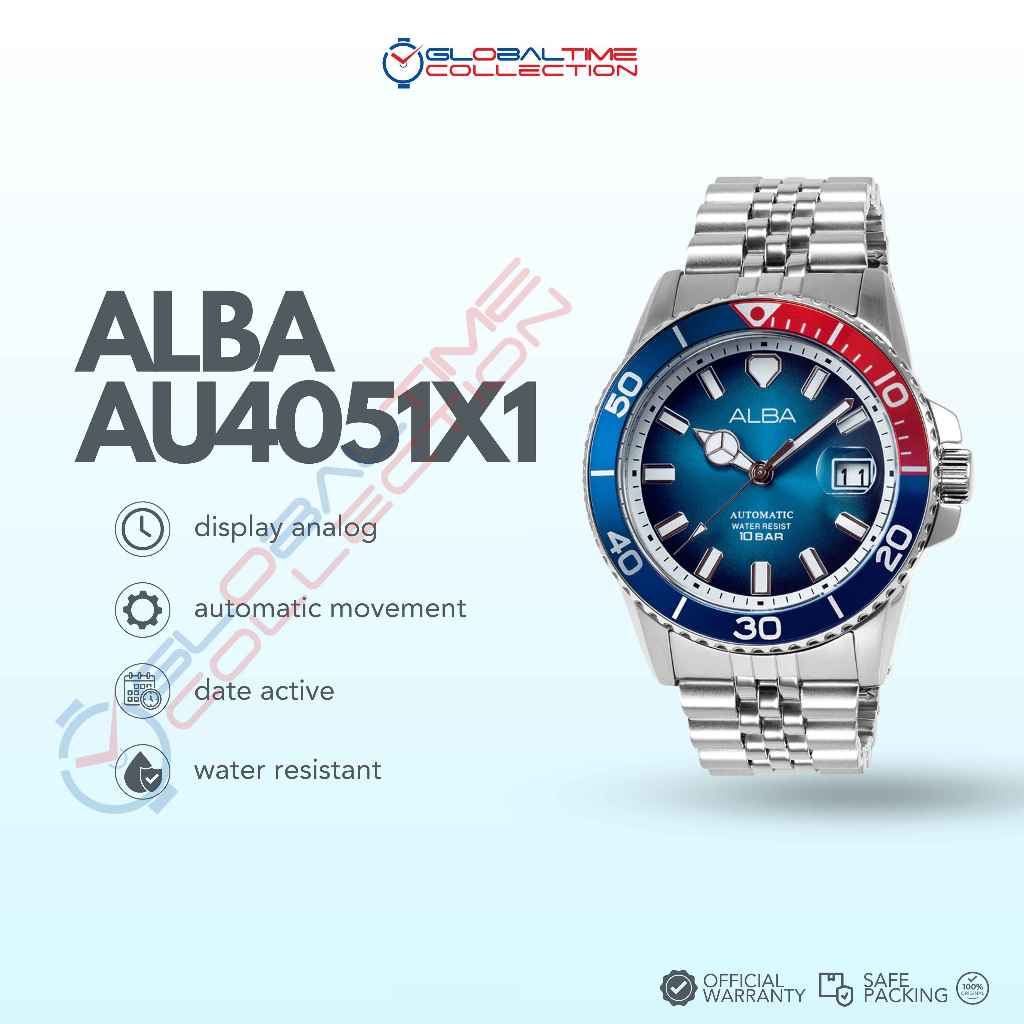 Jam Tangan Pria Alba AU4051X1 Automatic