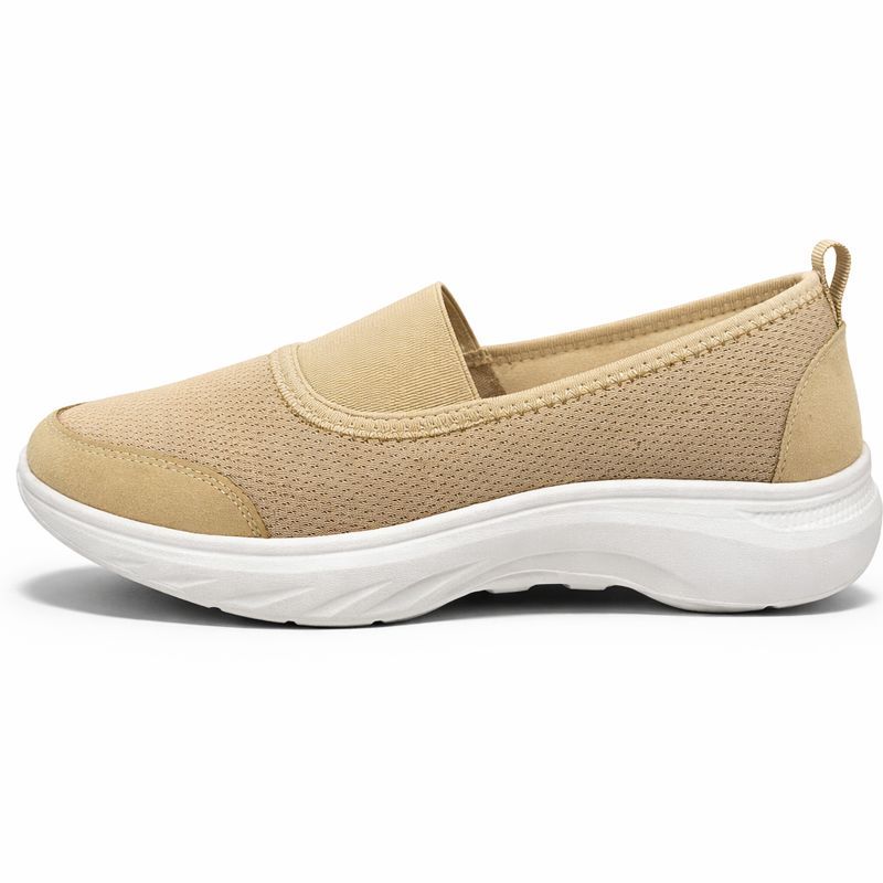 TOKO LOTUS | SEPATU SLIP ON  | SEPATU IMPORT | SEPATU CREAM WANITA