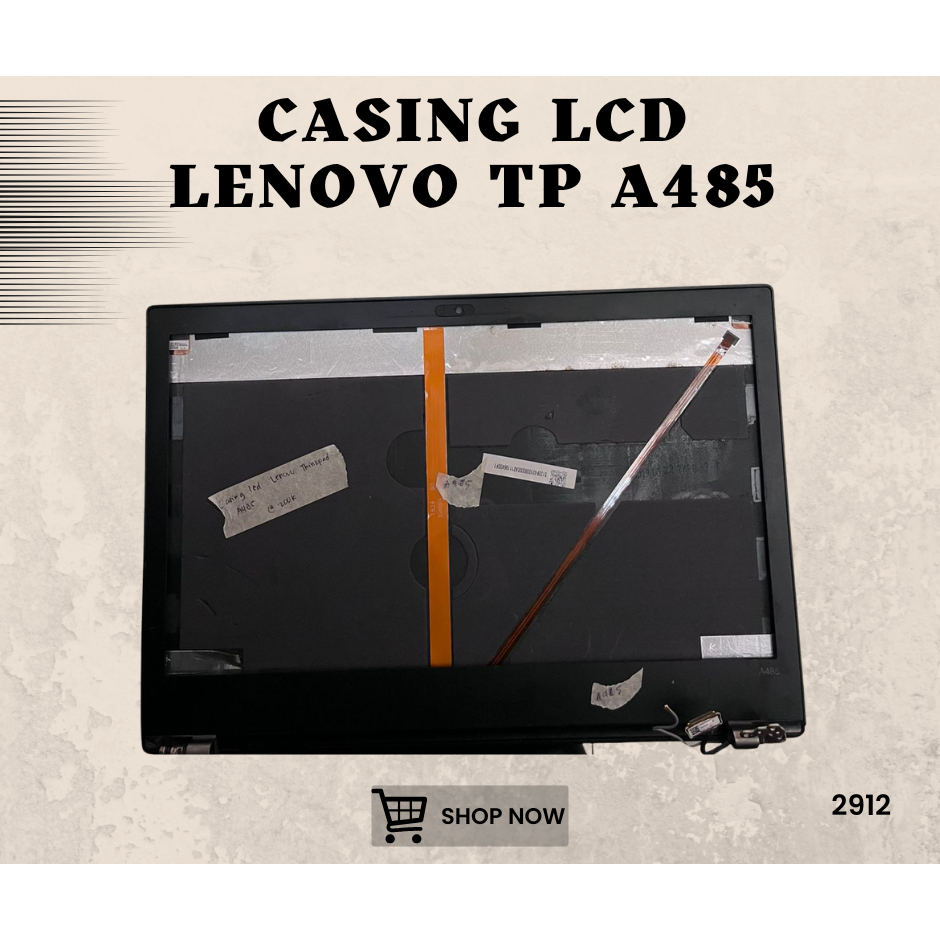 CASING LCD LAPTOP LENOVO THINKPAD A485 SEKEN ORIGINAL COPOTAN