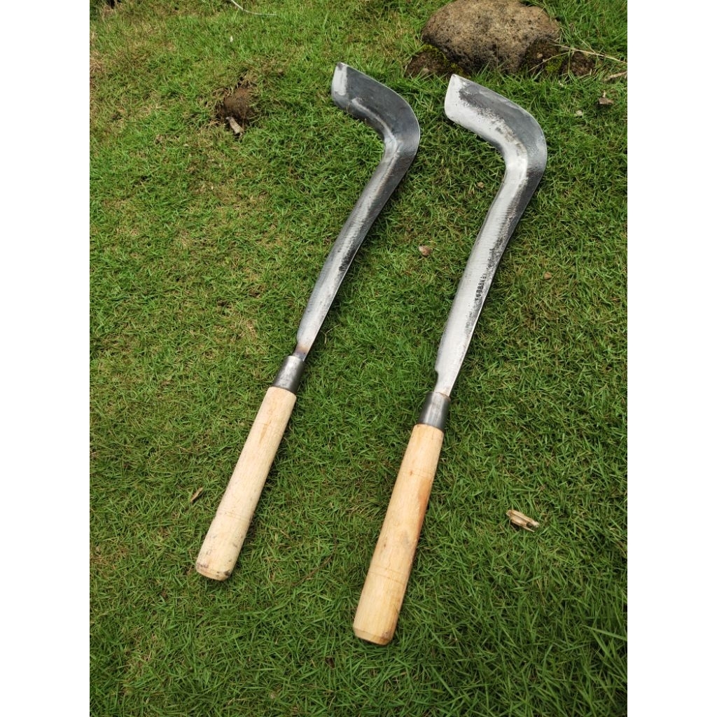 Pisau Arit Rumput Panjang 60 cm Baja Per