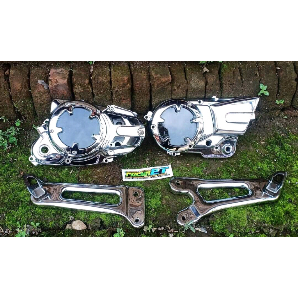 PAKET SET BAK KOPLING RX KING NEW TRANSPARAN CROM SET POSTEP