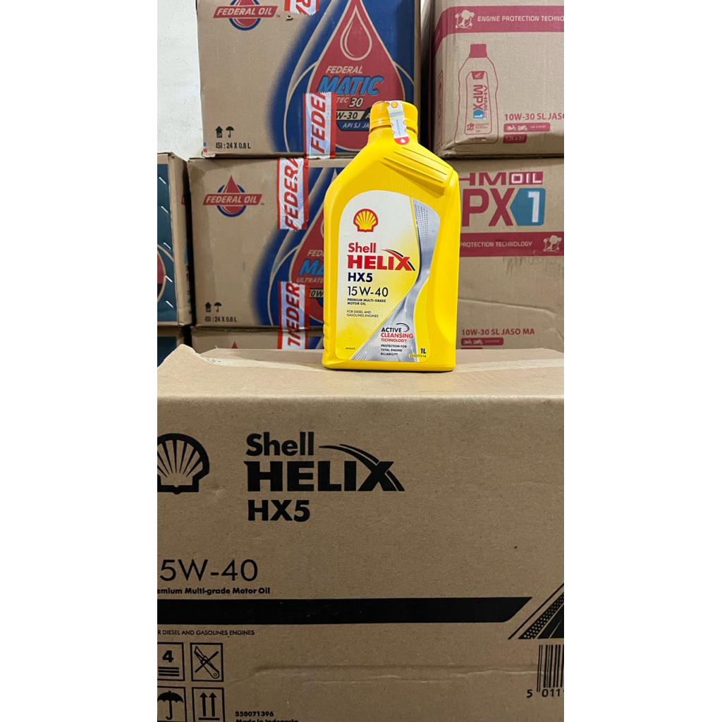 Oli Shell Helix HX5 1lt Pelumas Shell Helix HX5 1lt