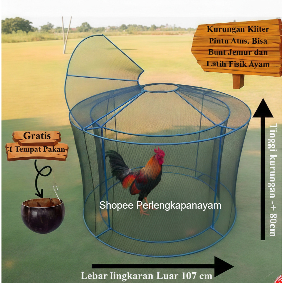 kURUNGAN BESI KLITER Kurungan Ayam Kandang Ayam Kurungan Besi Kliter Ayam