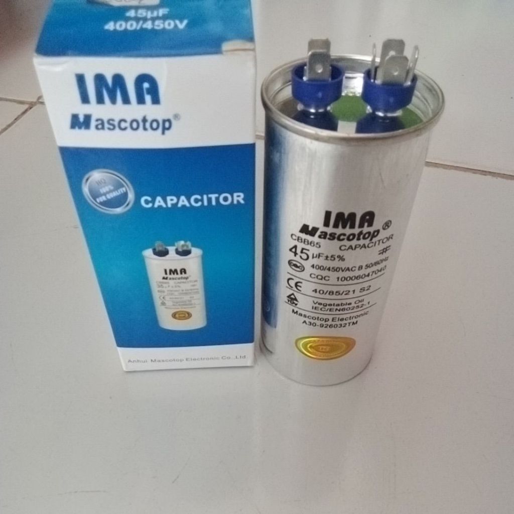 capasitor AC 45uf Ima mascotop