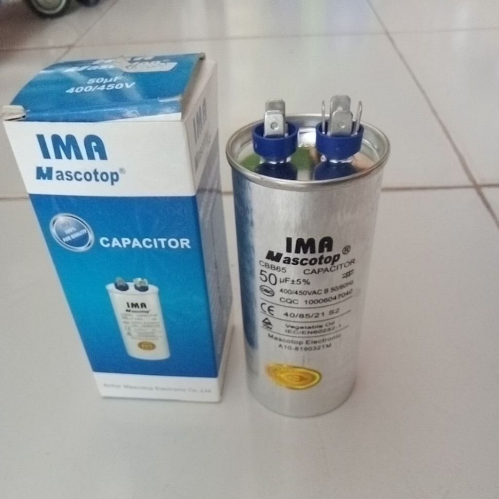 capasitor AC 50uf ima mascotop