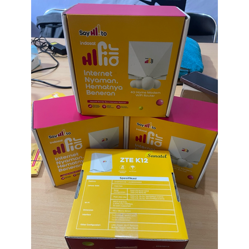 louter/modem wifi air indosat