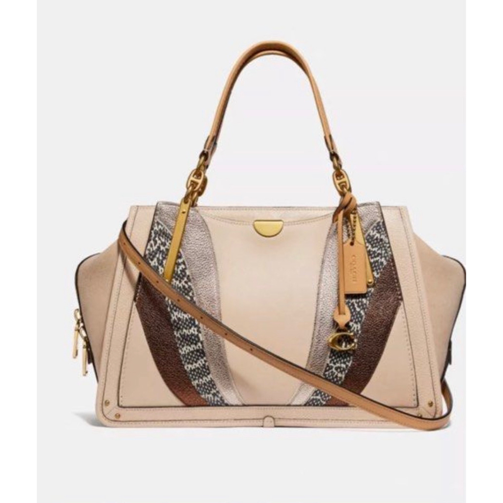 Coach dreamer 36 wave patchwork bag authentic