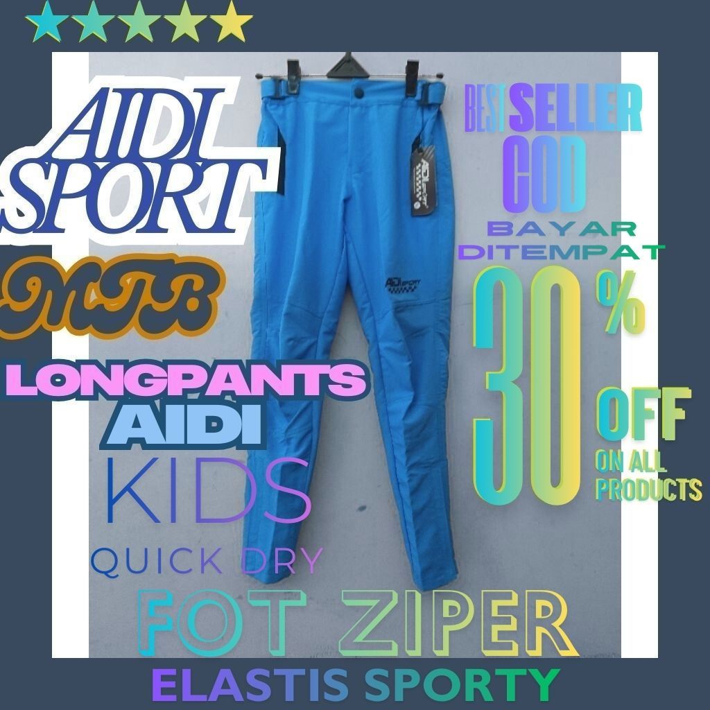 Celana panjang anak MTB/BMX Adventure