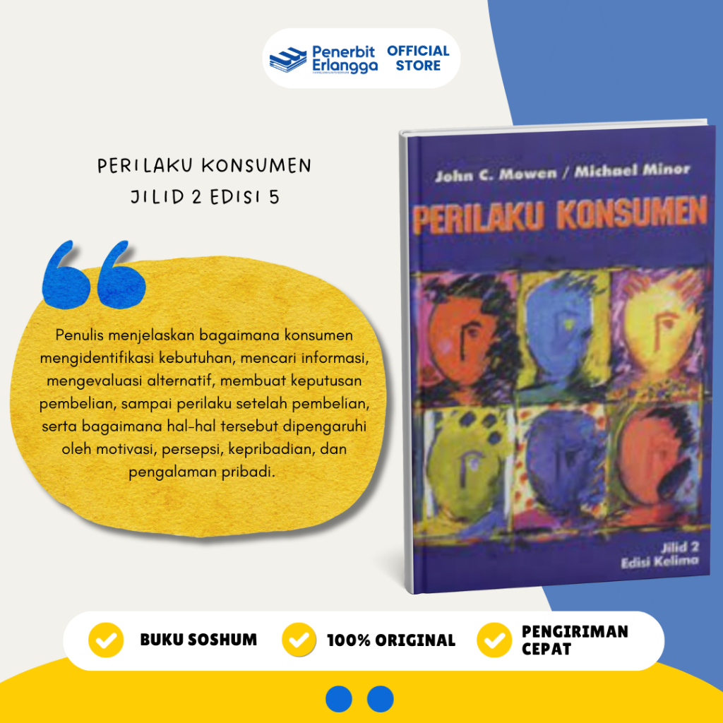 [Erlangga Official] Perilaku Konsumen Jilid 2 Edisi 5 - John C Mowen