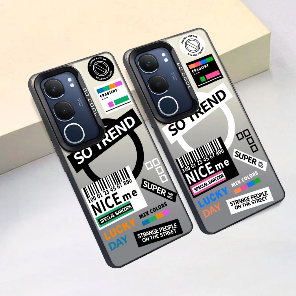 Case Imd Black Untuk Vivo Y19S PRO Y19S Y03 Y17 Y22 Y29 Y15S Y17S V40 Lite Case Hologram JY-3011