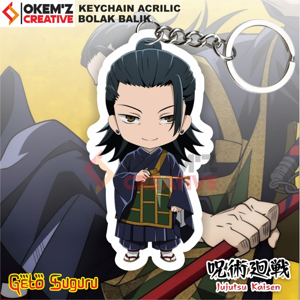Gantungan Kunci GETO SUGURU Jujutsu Kaisen - Gantungan Kunci Jujutsu Kaisen -  Gantungan Kunci Anime